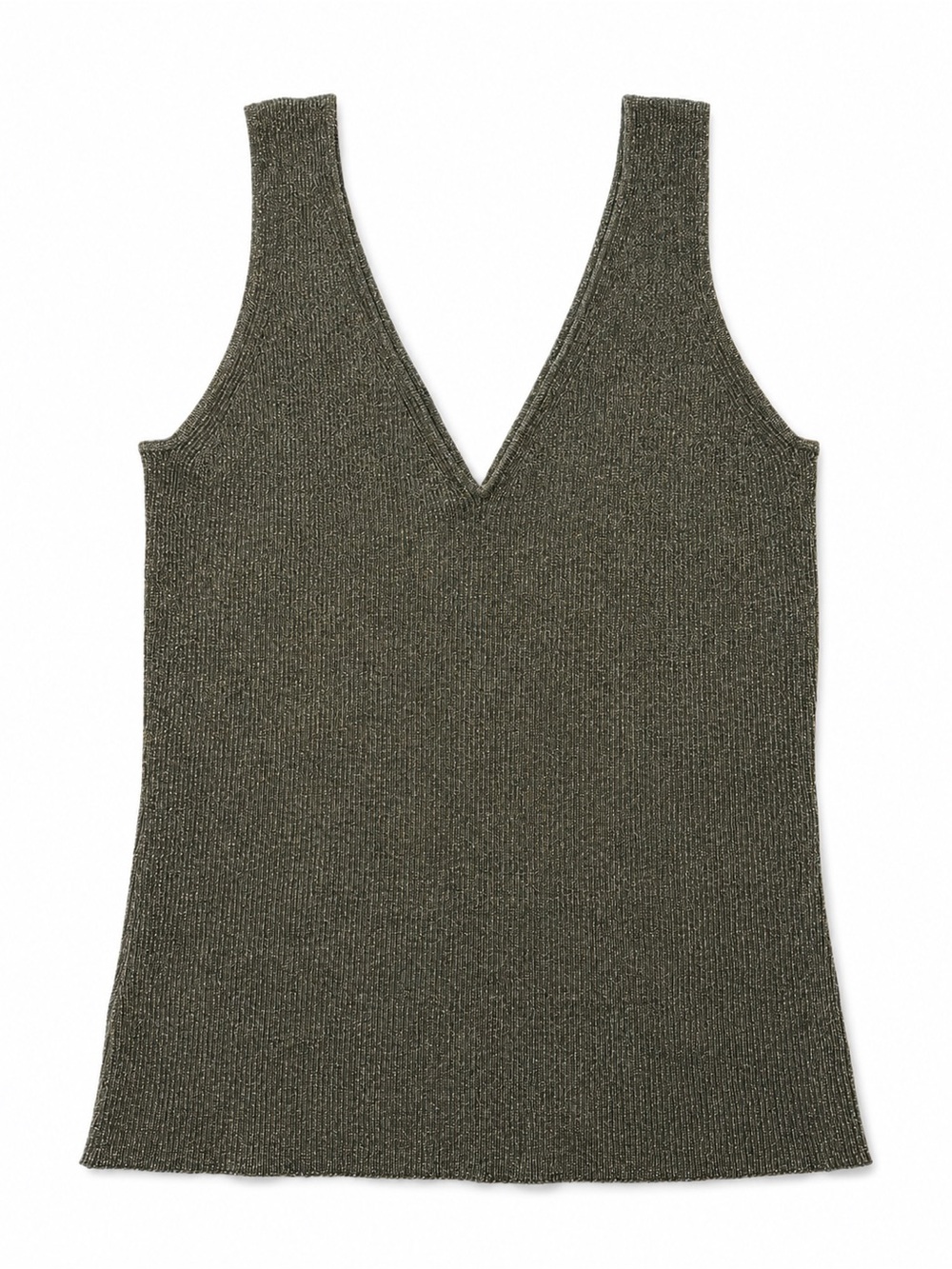 Ted Baker Ribbed V-Neck Tank - Picture 4 of 7